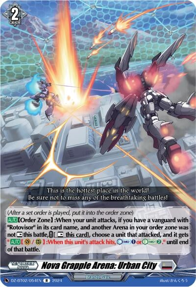 Image for Nova Grapple Arena: Urban City (DZ-BT02: Illusionless Strife) (DZ-BT02/054EN) - Cardfight Vanguard