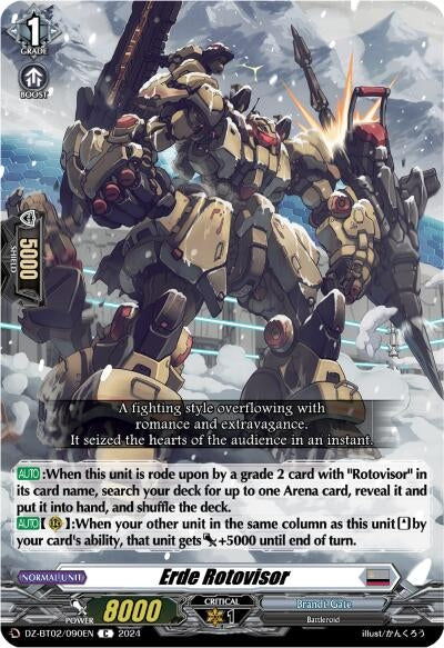Image for Erde Rotovisor (DZ-BT02: Illusionless Strife) (DZ-BT02/090EN) - Cardfight Vanguard