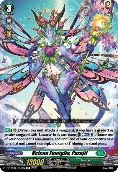 Image for Veleno Famiglia, Parajil (DZ-BT02: Illusionless Strife) (DZ-BT02/105EN) - Cardfight Vanguard