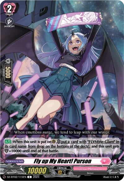 Image for Fly up My Heart! Purson (DZ-BT02: Illusionless Strife) (DZ-BT02/115EN) - Cardfight Vanguard