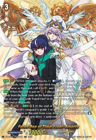 Image for Fated One of Time, Liael=Amorta (DSR) (DZ-BT02: Illusionless Strife) (DZ-BT02/DSR01EN) - Cardfight Vanguard