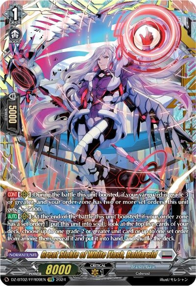 Image for Great Sickle of White Flash, Baldareid (FFR) (DZ-BT02: Illusionless Strife) (DZ-BT02/FFR09EN) - Cardfight Vanguard