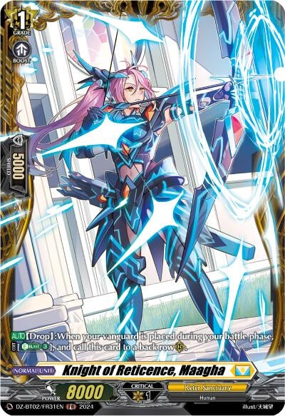 Image for Knight of Reticence, Maagha (FR) (DZ-BT02: Illusionless Strife) (DZ-BT02/FR31EN) - Cardfight Vanguard