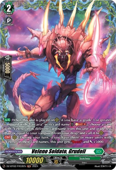 Image for Veleno Soldato, Grudoli (FR) (DZ-BT02: Illusionless Strife) (DZ-BT02/FR33EN) - Cardfight Vanguard