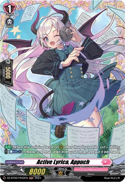 Image for Active Lyrica, Appuch (FR) (DZ-BT02: Illusionless Strife) (DZ-BT02/FR42EN) - Cardfight Vanguard