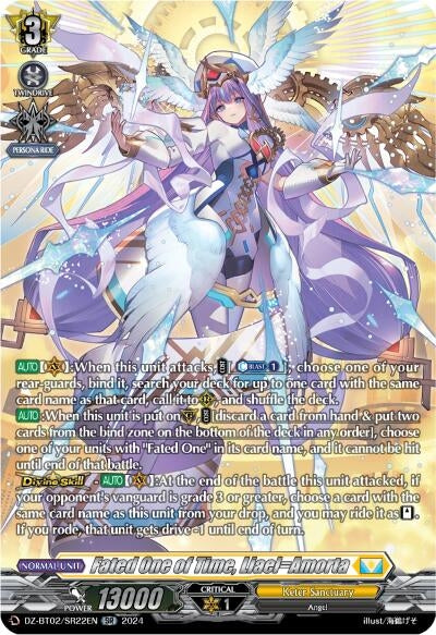 Image for Fated One of Time, Liael=Amorta (SR) (DZ-BT02: Illusionless Strife) (DZ-BT02/SR22EN) - Cardfight Vanguard