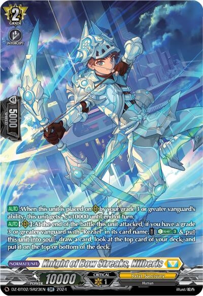 Image for Knight of Bow Streaks, Nilberis (SR) (DZ-BT02: Illusionless Strife) (DZ-BT02/SR23EN) - Cardfight Vanguard