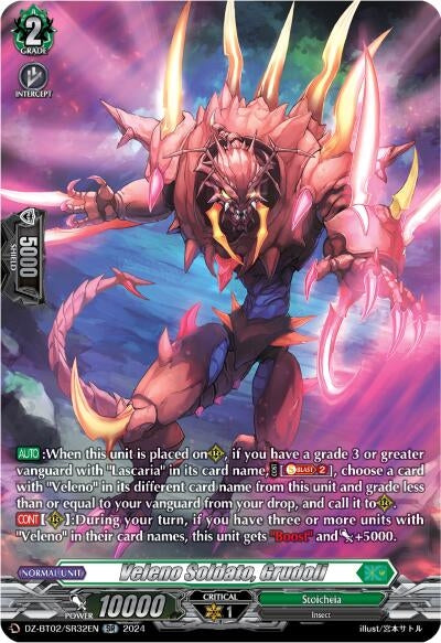 Image for Veleno Soldato, Grudoli (SR) (DZ-BT02: Illusionless Strife) (DZ-BT02/SR32EN) - Cardfight Vanguard