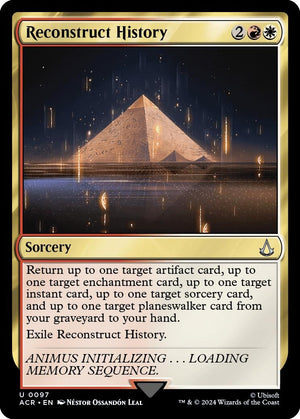 Image for Reconstruct History (Universes Beyond: Assassin's Creed) (97) - Magic: The Gathering
