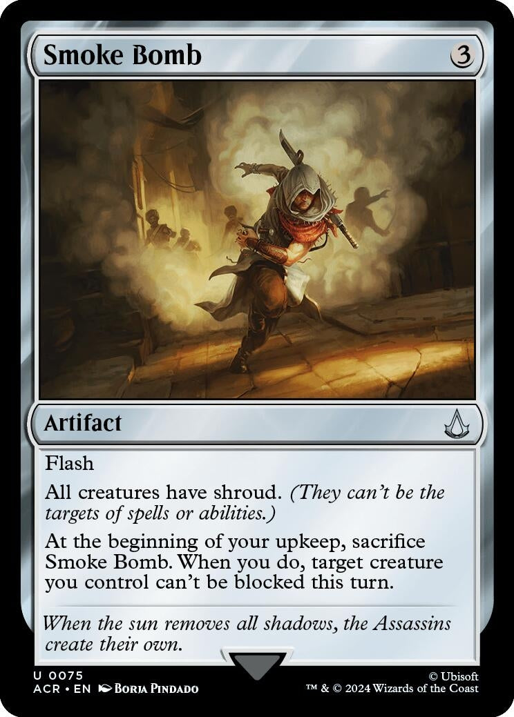 Image for Smoke Bomb (Universes Beyond: Assassin's Creed) (75) - Magic: The Gathering