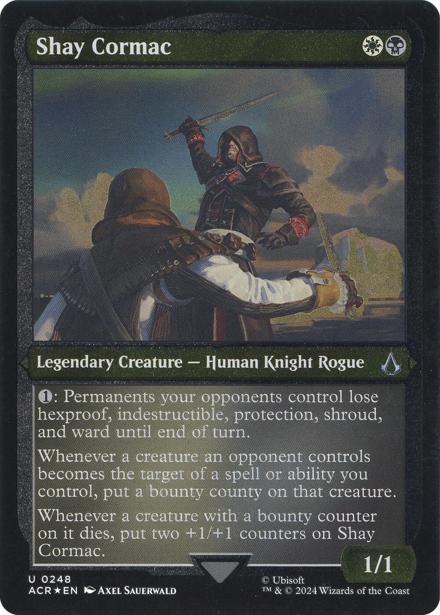 Image for Shay Cormac (Foil Etched) (Universes Beyond: Assassin's Creed) (248) - Magic: The Gathering
