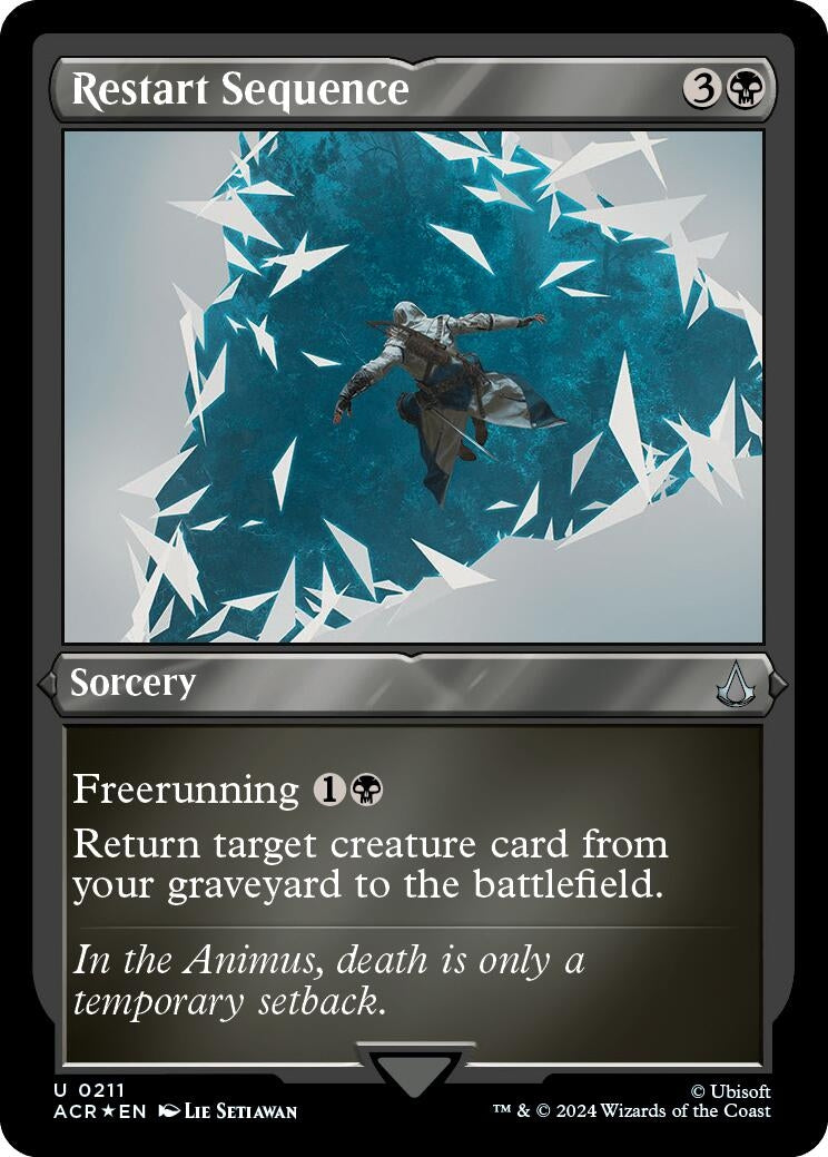 Image for Restart Sequence (Foil Etched) (Universes Beyond: Assassin's Creed) (211) - Magic: The Gathering