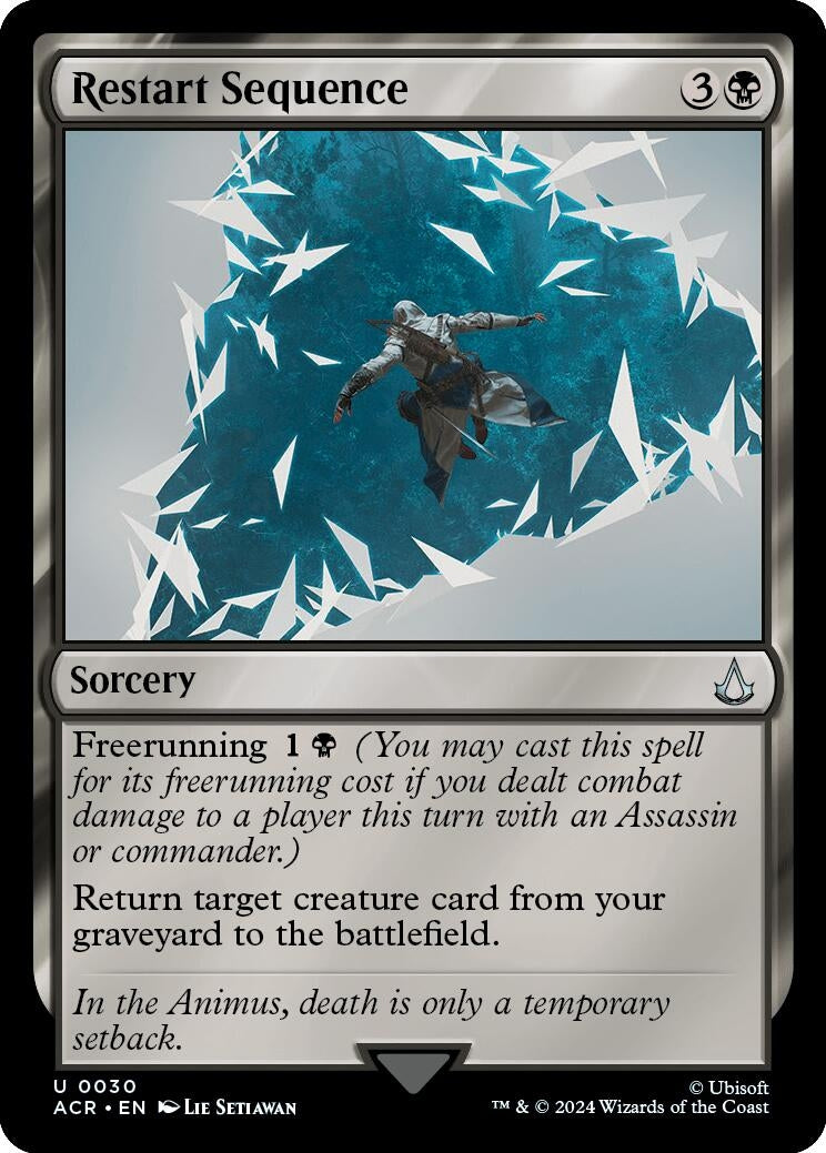 Image for Restart Sequence (Universes Beyond: Assassin's Creed) (30) - Magic: The Gathering
