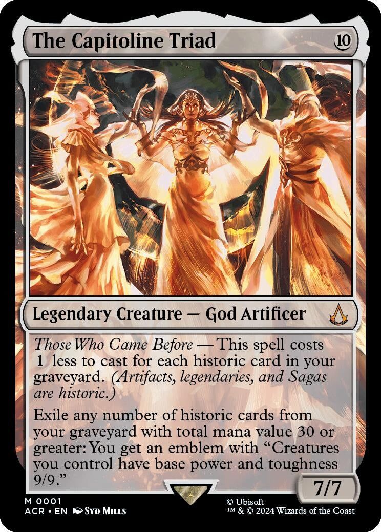 Image for The Capitoline Triad (Universes Beyond: Assassin's Creed) (1) - Magic: The Gathering