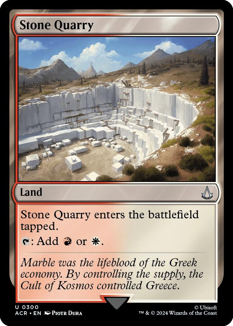 Image for Stone Quarry (Universes Beyond: Assassin's Creed) (300) - Magic: The Gathering