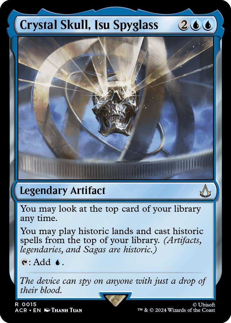Image for Crystal Skull, Isu Spyglass (Universes Beyond: Assassin's Creed) (15) - Magic: The Gathering