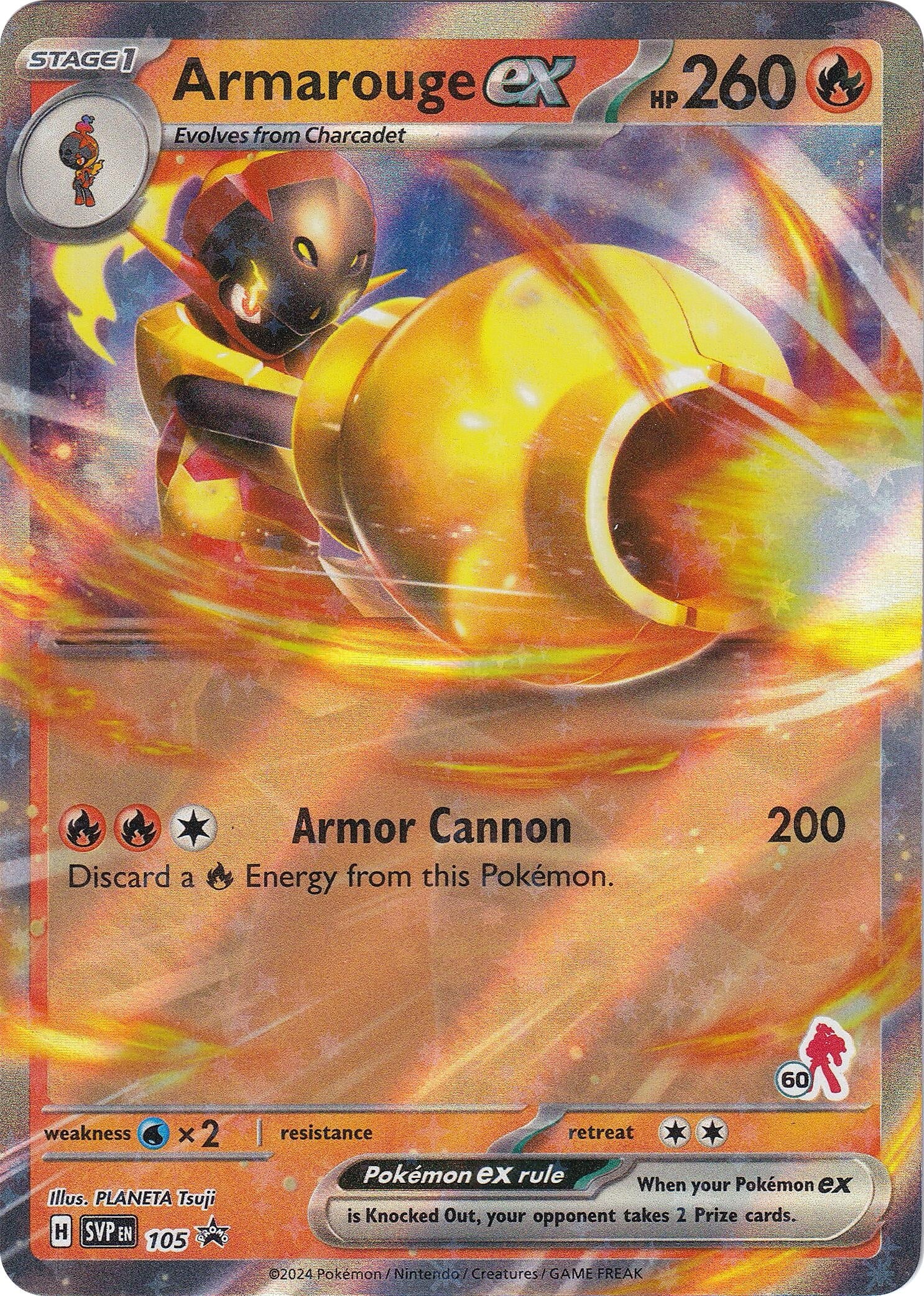 Image for Armarouge ex (Armarouge 60) (Battle Academy 2024) (105) - Pokemon
