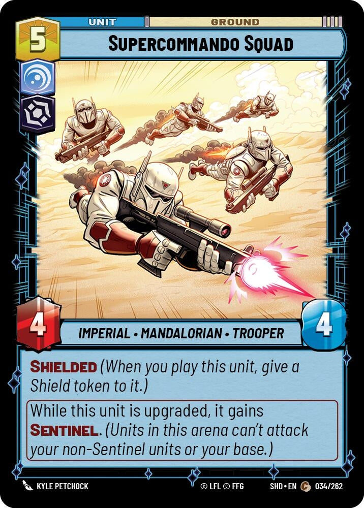 Image for Supercommando Squad (Shadows of the Galaxy) (034/262) - Star Wars: Unlimited
