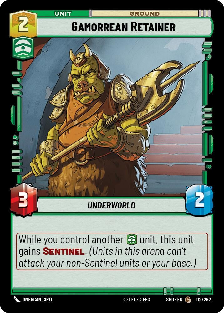 Image for Gamorrean Retainer (Shadows of the Galaxy) (112/262) - Star Wars: Unlimited