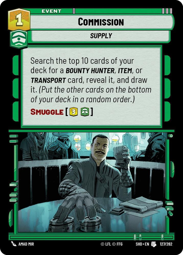 Image for Commission (Shadows of the Galaxy) (127/262) - Star Wars: Unlimited