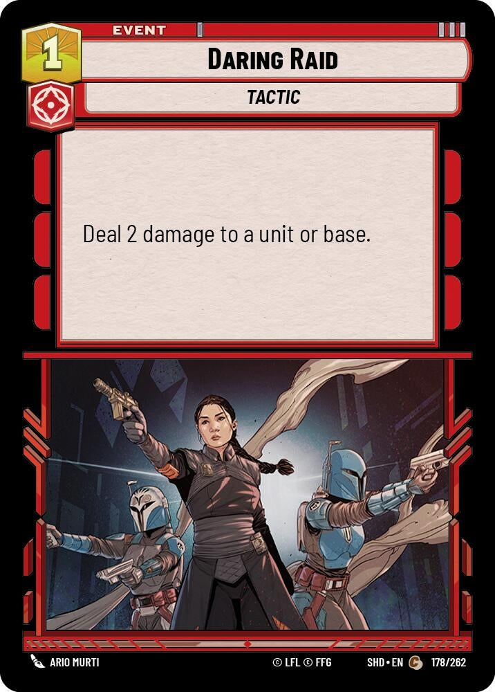 Image for Daring Raid (Shadows of the Galaxy) (178/262) - Star Wars: Unlimited