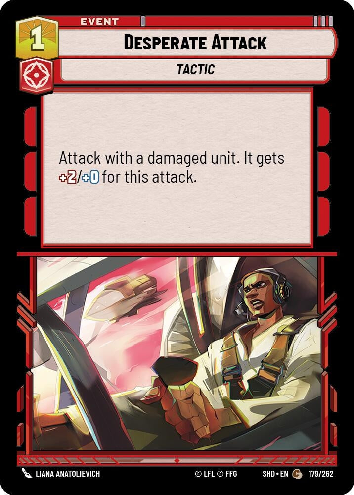 Image for Desperate Attack (Shadows of the Galaxy) (179/262) - Star Wars: Unlimited