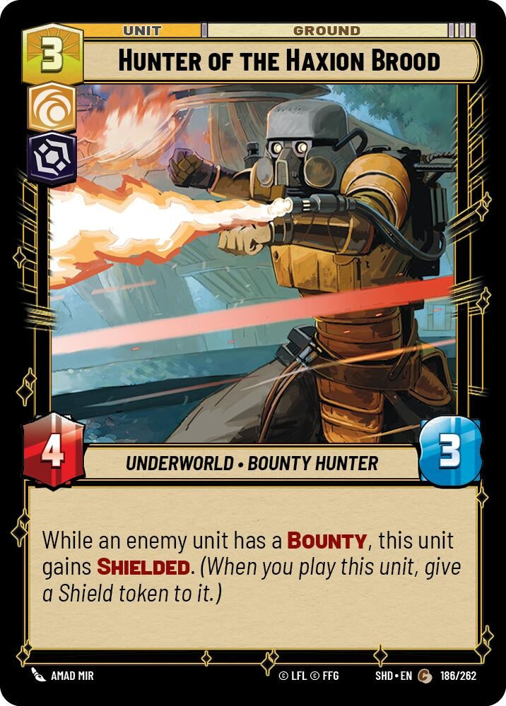 Image for Hunter of the Haxion Brood (Shadows of the Galaxy) (186/262) - Star Wars: Unlimited