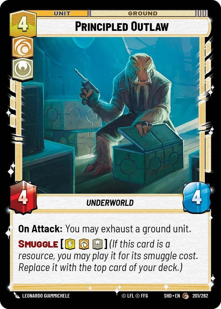Image for Principled Outlaw (Shadows of the Galaxy) (201/262) - Star Wars: Unlimited