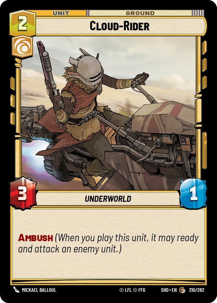 Image for Cloud-Rider (Shadows of the Galaxy) (210/262) - Star Wars: Unlimited