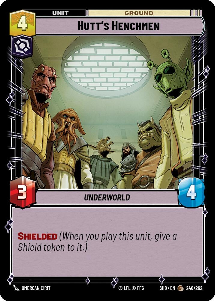 Image for Hutt's Henchmen (Shadows of the Galaxy) (240/262) - Star Wars: Unlimited