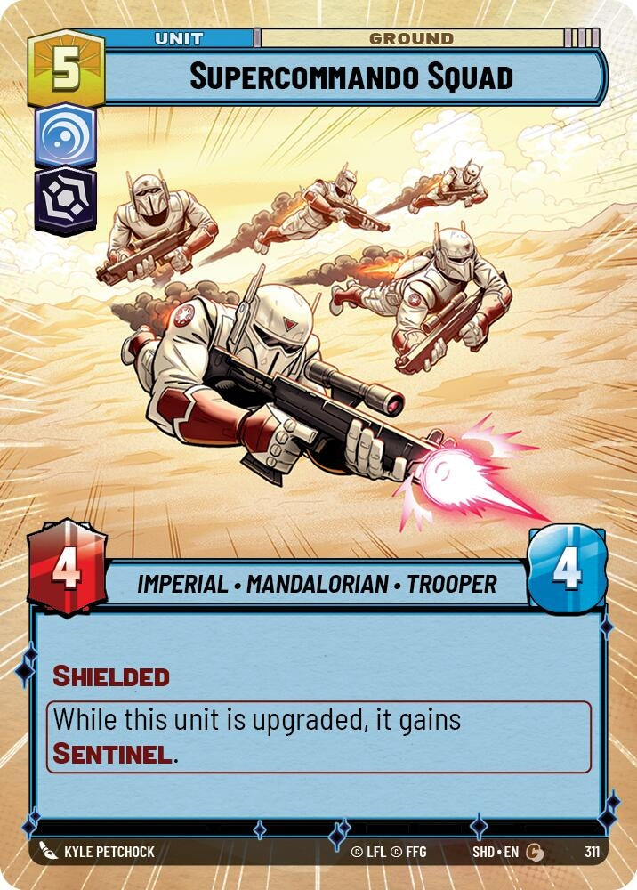 Image for Supercommando Squad (Hyperspace) (Shadows of the Galaxy) (311) - Star Wars: Unlimited