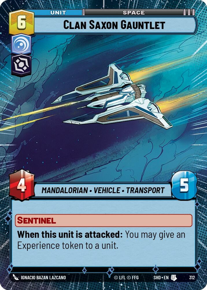 Image for Clan Saxon Gauntlet (Hyperspace) (Shadows of the Galaxy) (312) - Star Wars: Unlimited
