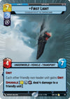 Image for First Light - Headquarters of the Crimson Dawn (Hyperspace) (Shadows of the Galaxy) (313) - Star Wars: Unlimited