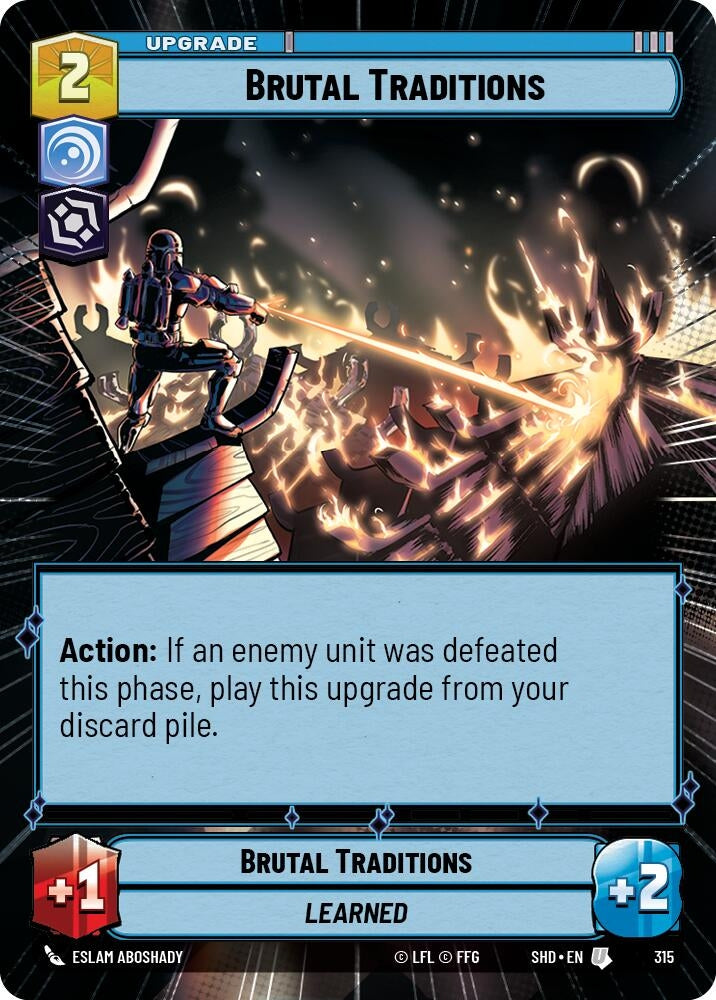 Image for Brutal Traditions (Hyperspace) (Shadows of the Galaxy) (315) - Star Wars: Unlimited