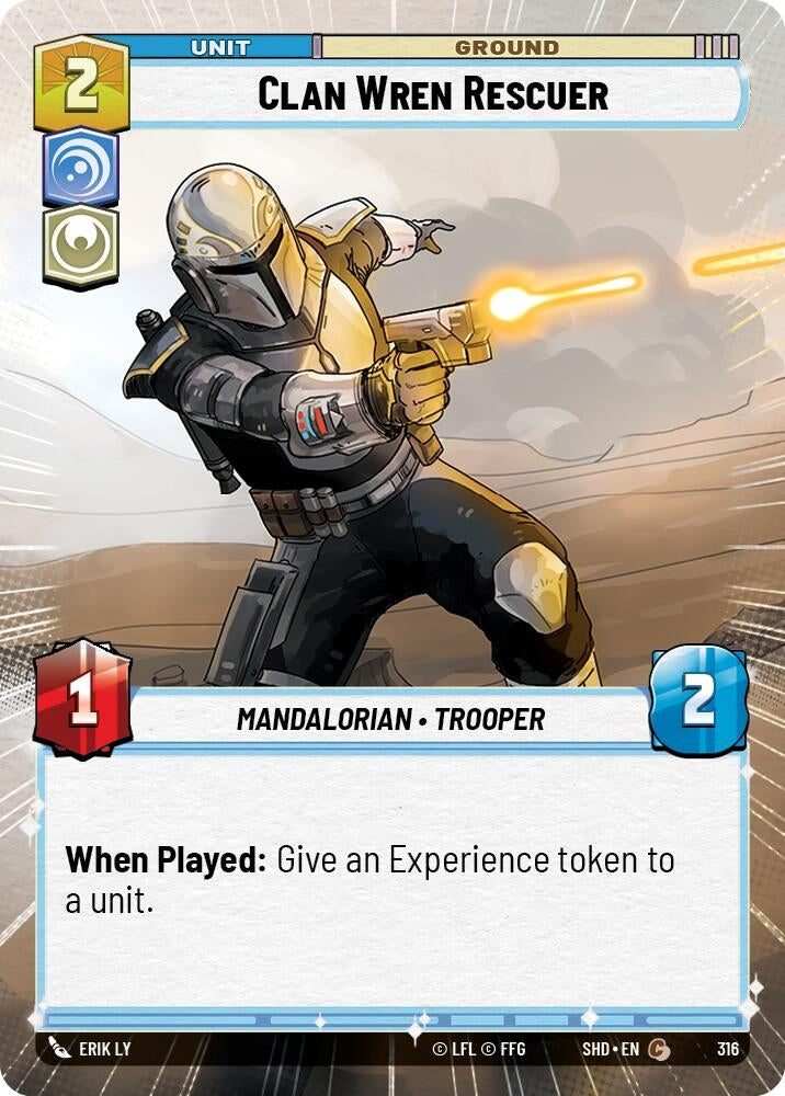 Image for Clan Wren Rescuer (Hyperspace) (Shadows of the Galaxy) (316) - Star Wars: Unlimited
