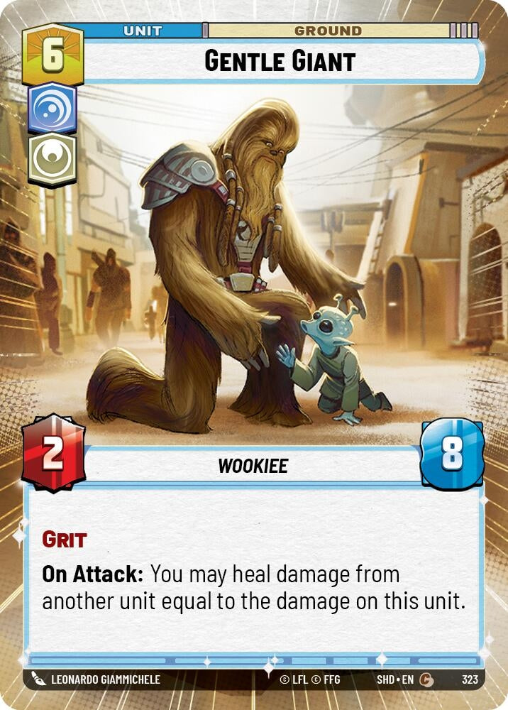 Image for Gentle Giant (Hyperspace) (Shadows of the Galaxy) (323) - Star Wars: Unlimited