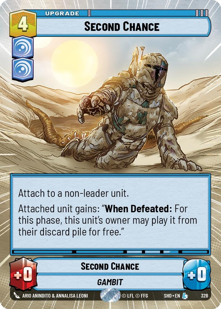 Image for Second Chance (Hyperspace) (Shadows of the Galaxy) (328) - Star Wars: Unlimited