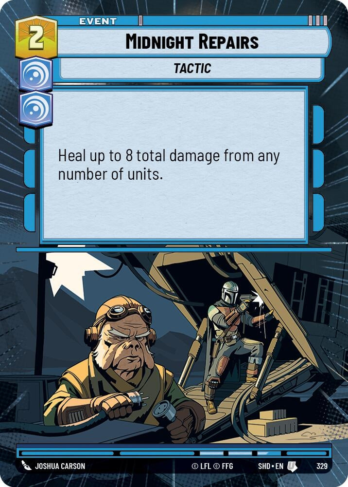 Image for Midnight Repairs (Hyperspace) (Shadows of the Galaxy) (329) - Star Wars: Unlimited