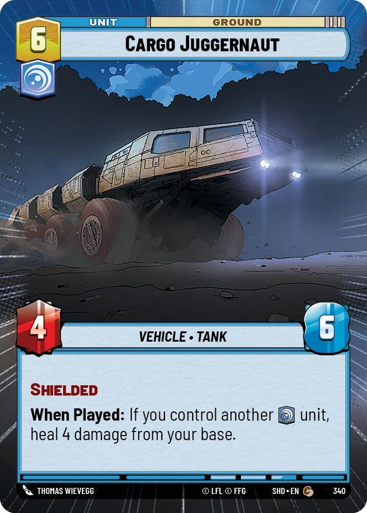 Image for Cargo Juggernaut (Hyperspace) (Shadows of the Galaxy) (340) - Star Wars: Unlimited