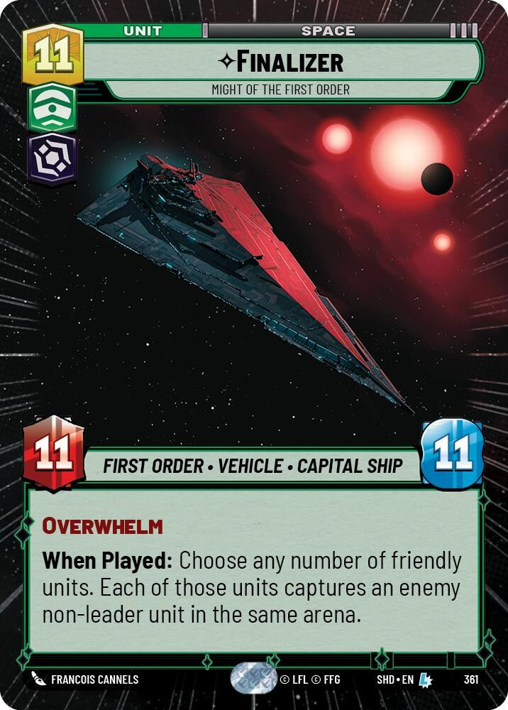Image for Finalizer - Might of the First Order (Hyperspace) (Shadows of the Galaxy) (361) - Star Wars: Unlimited