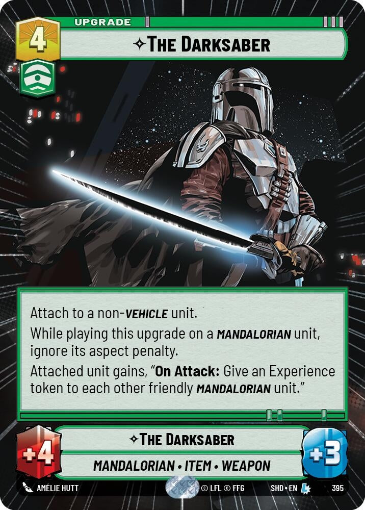 Image for The Darksaber (Hyperspace) (Shadows of the Galaxy) (395) - Star Wars: Unlimited