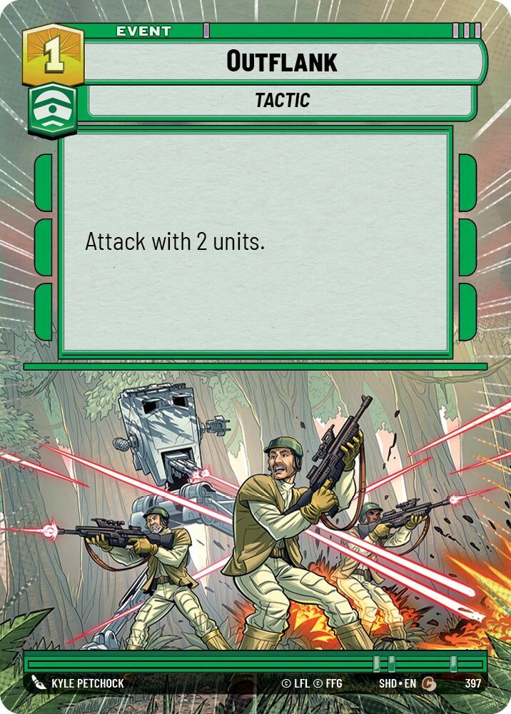 Image for Outflank (Hyperspace) (Shadows of the Galaxy) (397) - Star Wars: Unlimited