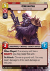 Image for Krrsantan - Muscle for Hire (Hyperspace) (Shadows of the Galaxy) (408) - Star Wars: Unlimited