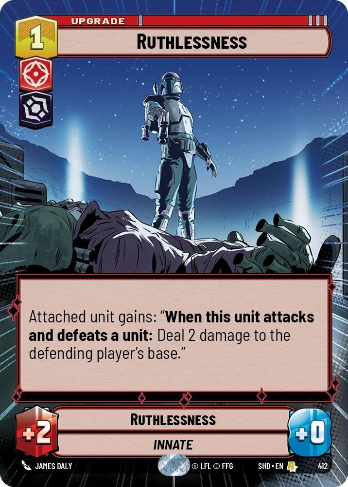 Image for Ruthlessness (Hyperspace) (Shadows of the Galaxy) (412) - Star Wars: Unlimited
