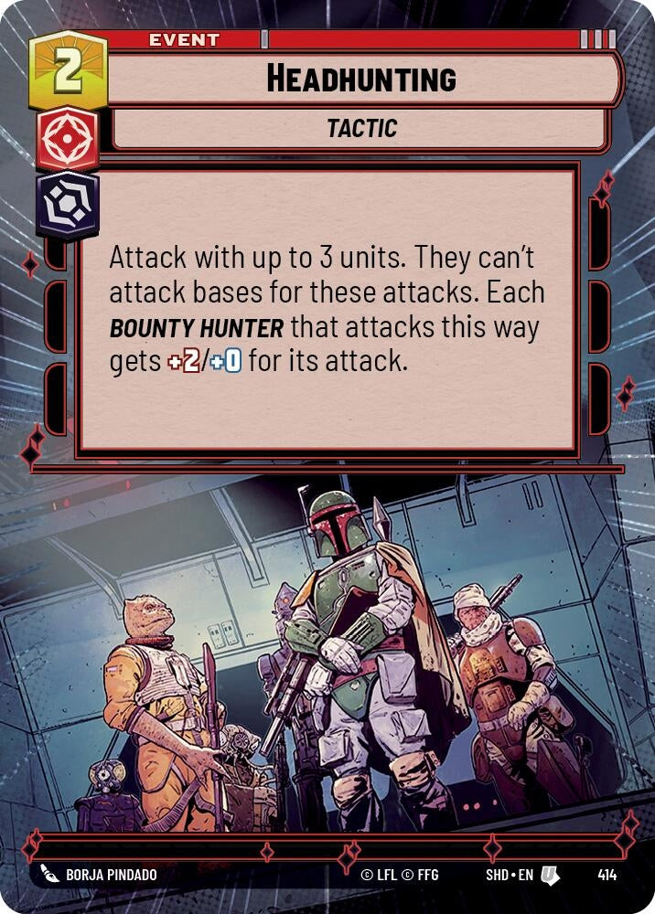 Image for Headhunting (Hyperspace) (Shadows of the Galaxy) (414) - Star Wars: Unlimited