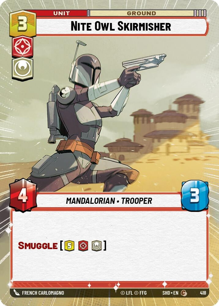 Image for Nite Owl Skirmisher (Hyperspace) (Shadows of the Galaxy) (418) - Star Wars: Unlimited