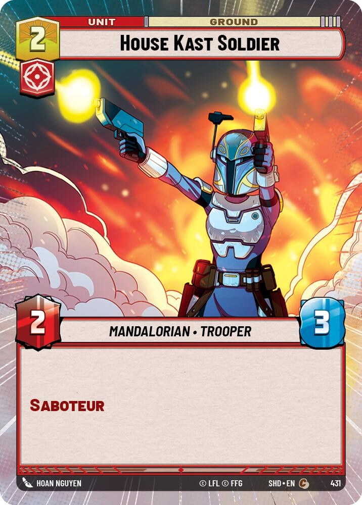 Image for House Kast Soldier (Hyperspace) (Shadows of the Galaxy) (431) - Star Wars: Unlimited