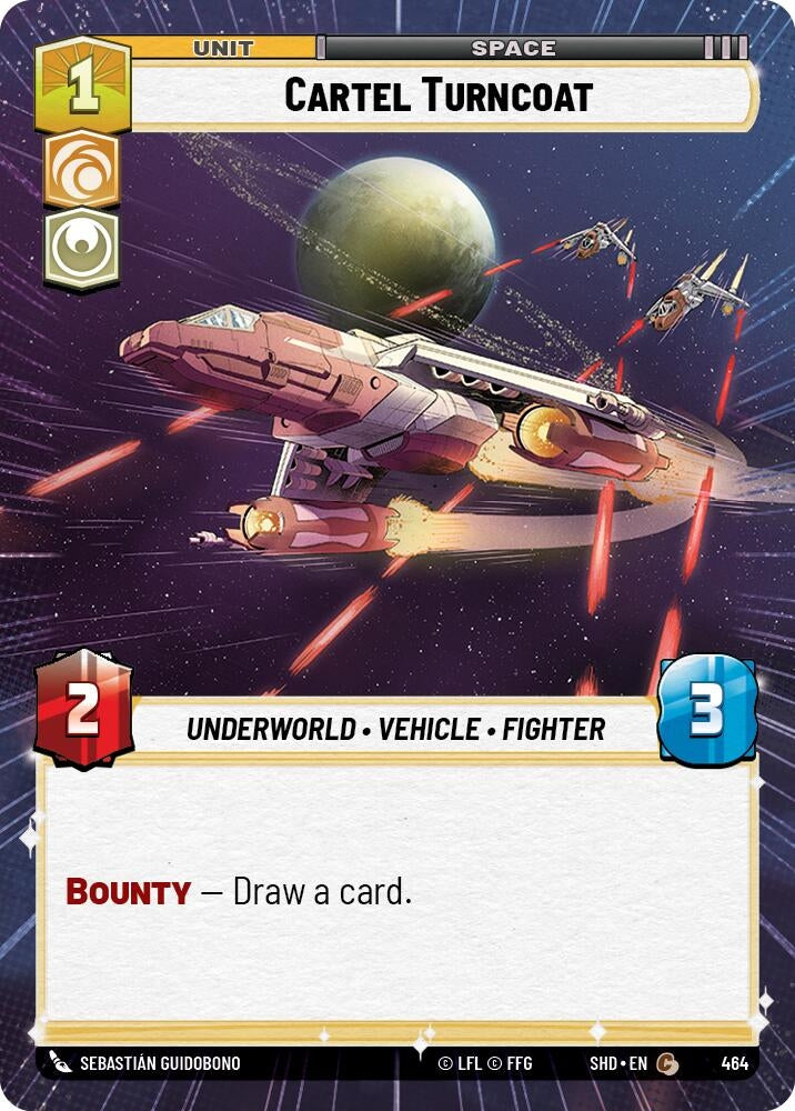 Image for Cartel Turncoat (Hyperspace) (Shadows of the Galaxy) (464) - Star Wars: Unlimited
