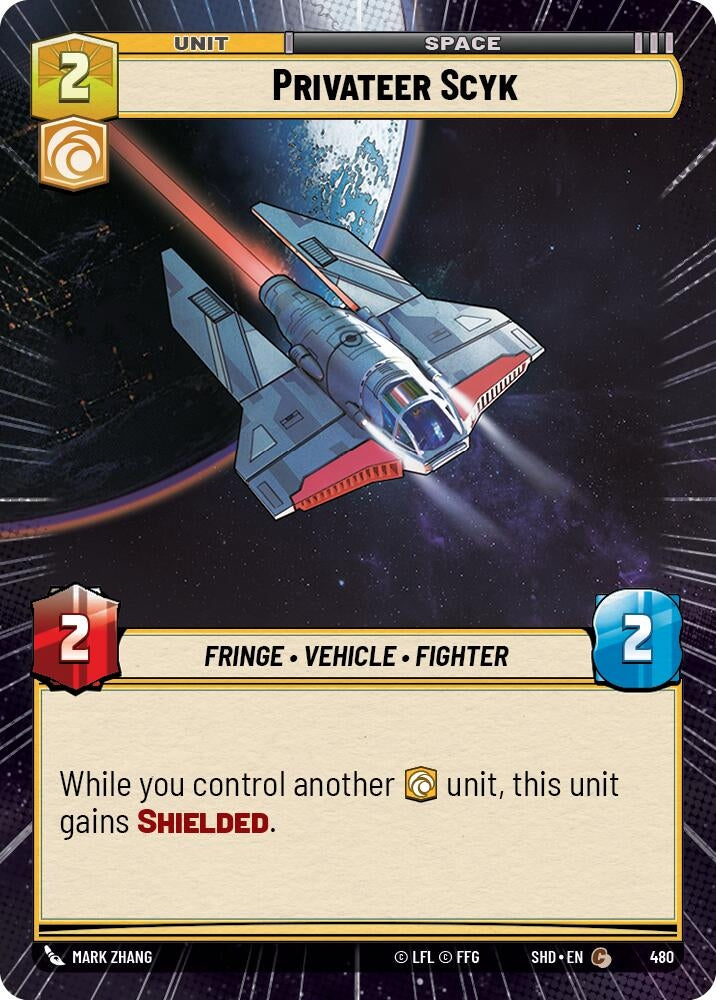 Image for Privateer Scyk (Hyperspace) (Shadows of the Galaxy) (480) - Star Wars: Unlimited