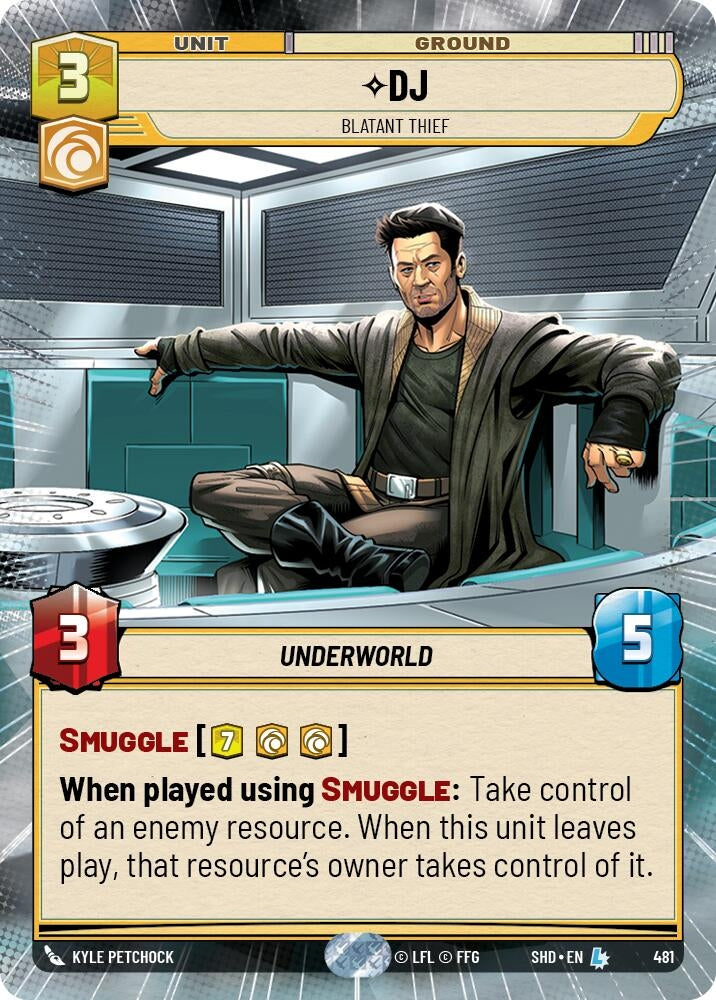 Image for DJ - Blatant Thief (Hyperspace) (Shadows of the Galaxy) (481) - Star Wars: Unlimited